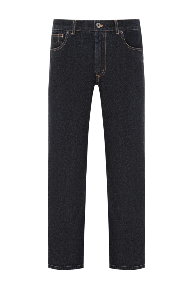 Джинсы мужские из плотного денима с высокой посадкой и фактурной строчкой
- фото 1