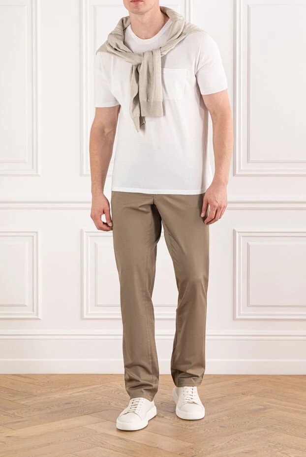 Brioni әмбебап стильдегі түзу мақтадан жасалған джинсы 189985 - фото 2