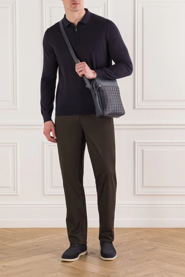 Brioni men's wide-leg dark brown jeans 189987 - photo 3