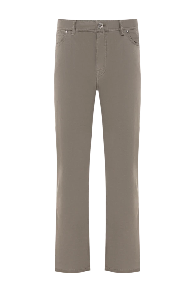 Бежевый түсті органикалық созылған мақтадан жасалған Мерибел джинсы - фото 1