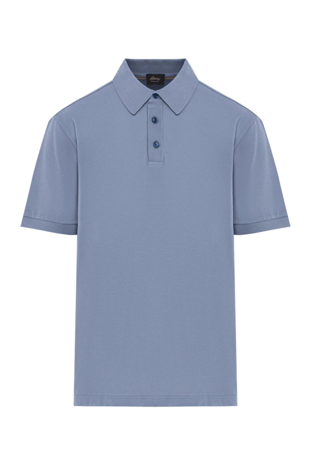 Үш сәйкес түймесі бар сұр-көк түсті мақтадан жасалған поло жейде
- фото 1