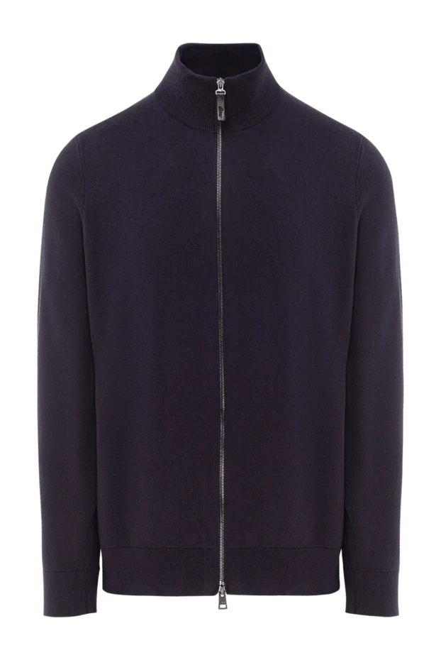 Brioni кардиган с высоким воротом из хлопковой пряжи с добавлением кашемира 190065 - фото 1