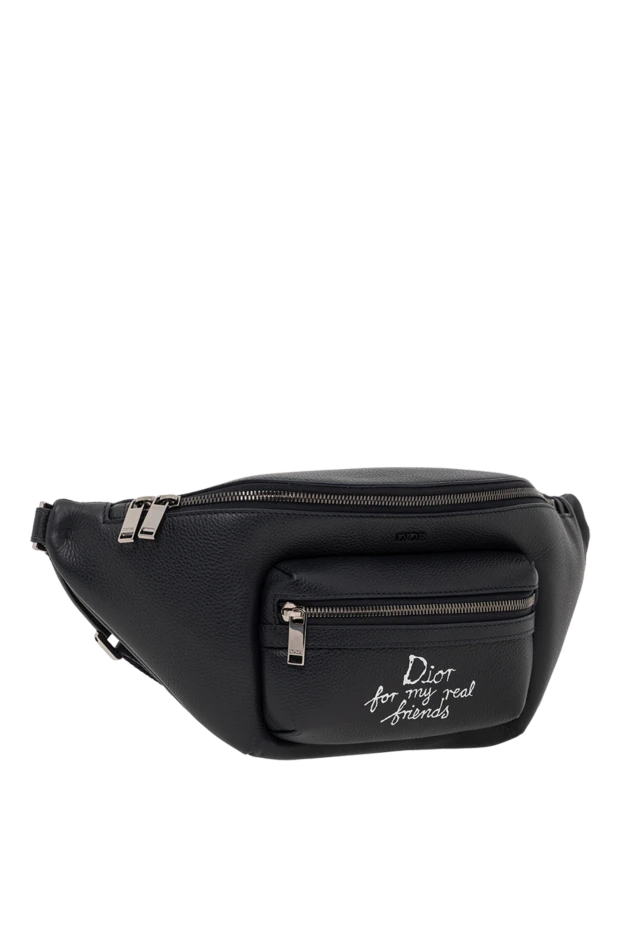Dior белдік сөмкесі қара ерлерге арналған найзағай былғары менің достарыма арналған 190087 - фото 3