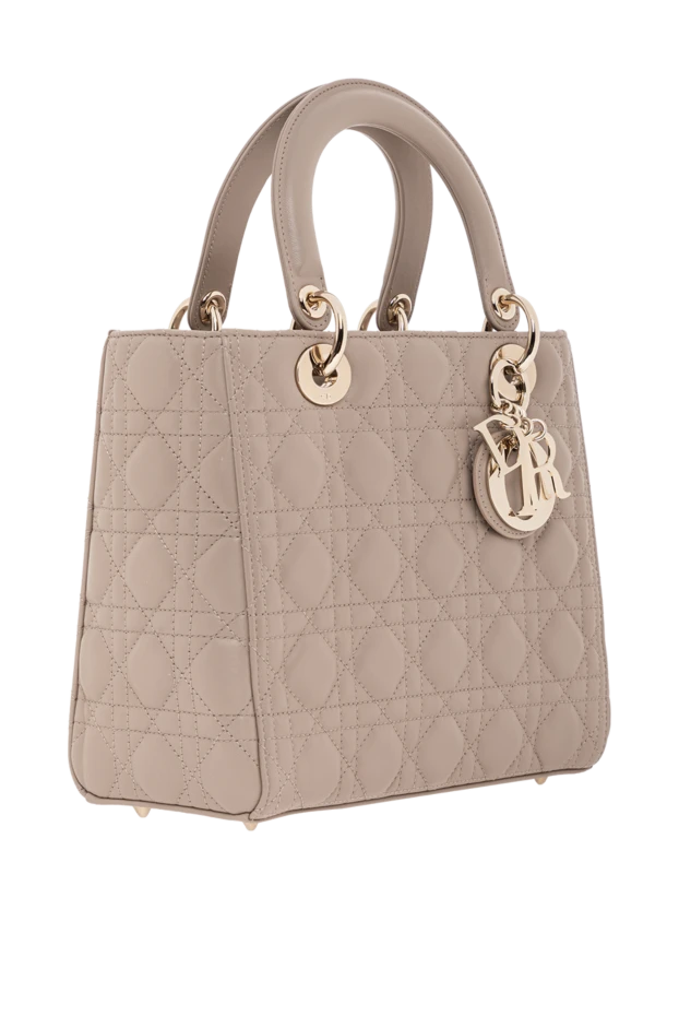 Dior lady dior medium size lambskin bag beige 190095 - photo 3