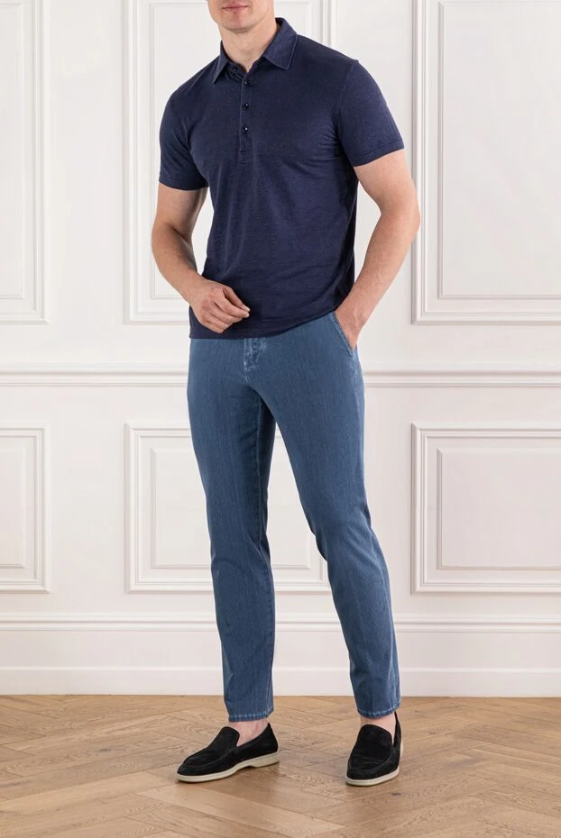 Белі иірілген жіппен, ыңғайлы джинсы
 - фото 2