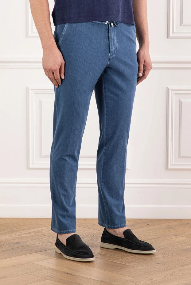 Scissor Scriptor белі иірілген жіппен, ыңғайлы джинсы
 190111 - фото 3