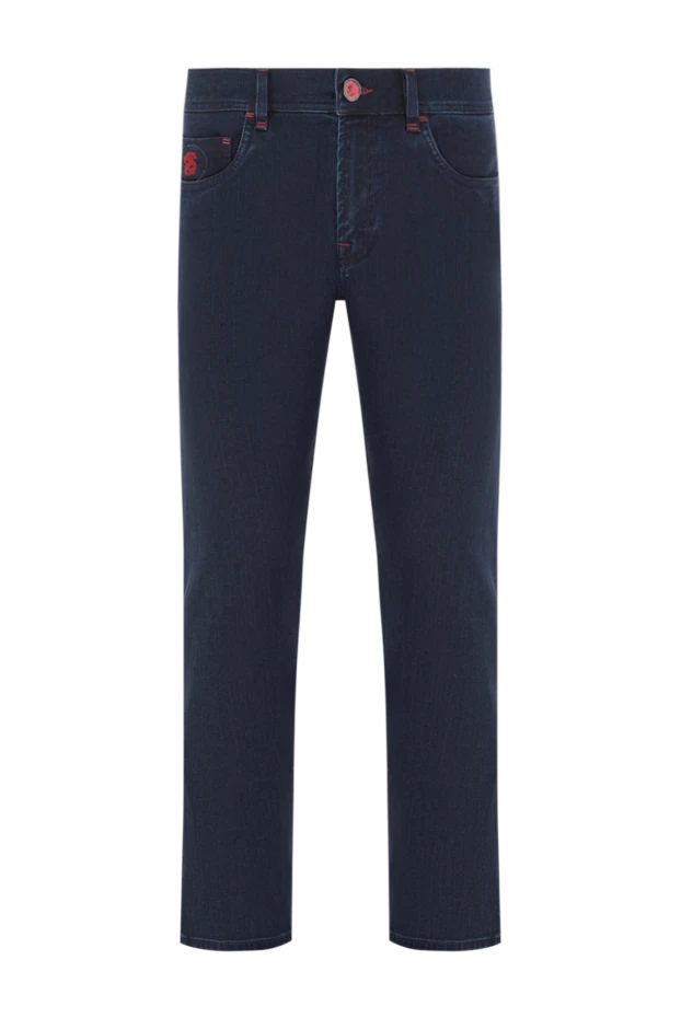 Scissor Scriptor джинсы синего цвета с красной вышивкой на кармане
190112 - фото 1