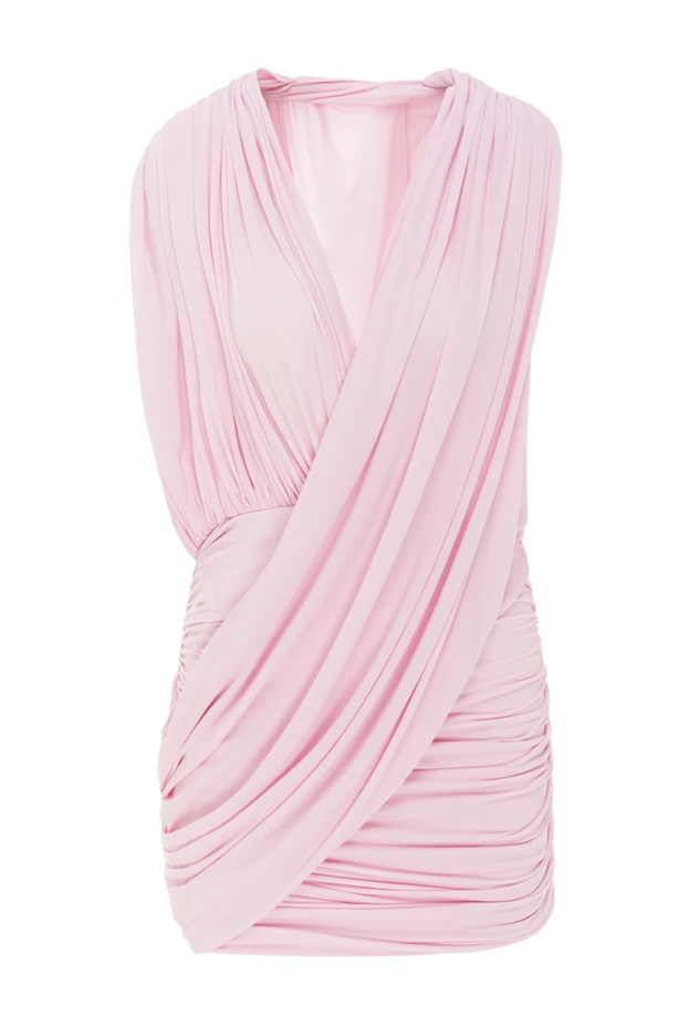 Magda Butrym pink v-neck draped mini dress 190136 - photo 1
