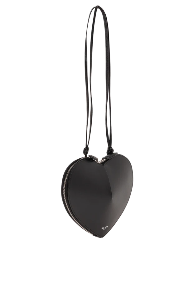 Alaia le coeur calfskin heart shaped bag women black 190159 - photo 3