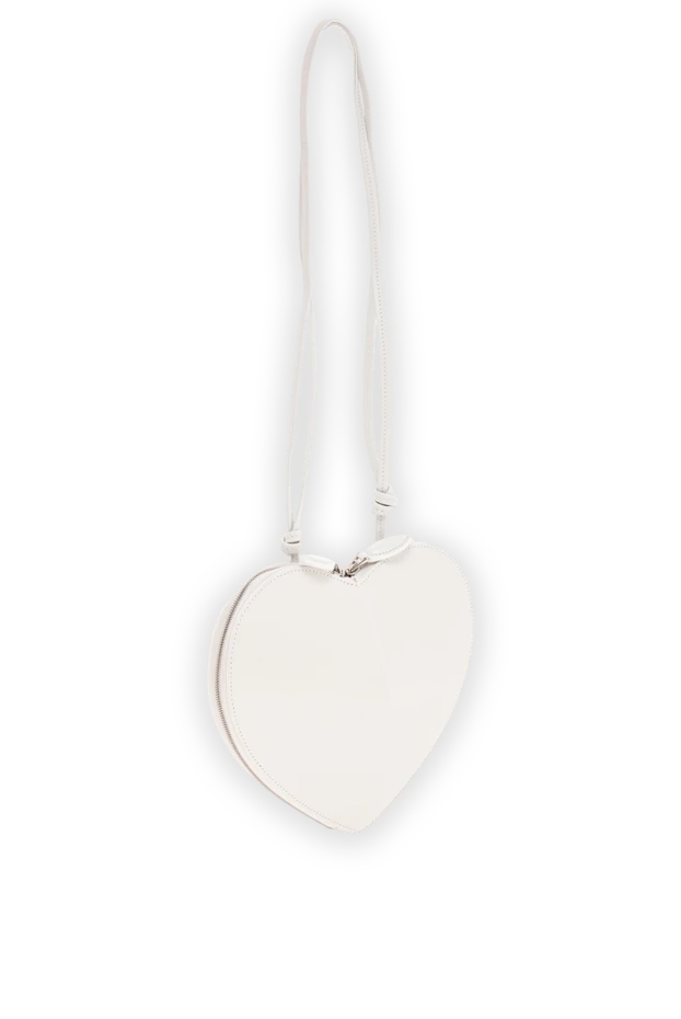 Alaia le coeur calfskin heart shaped bag women white 190161 - photo 3