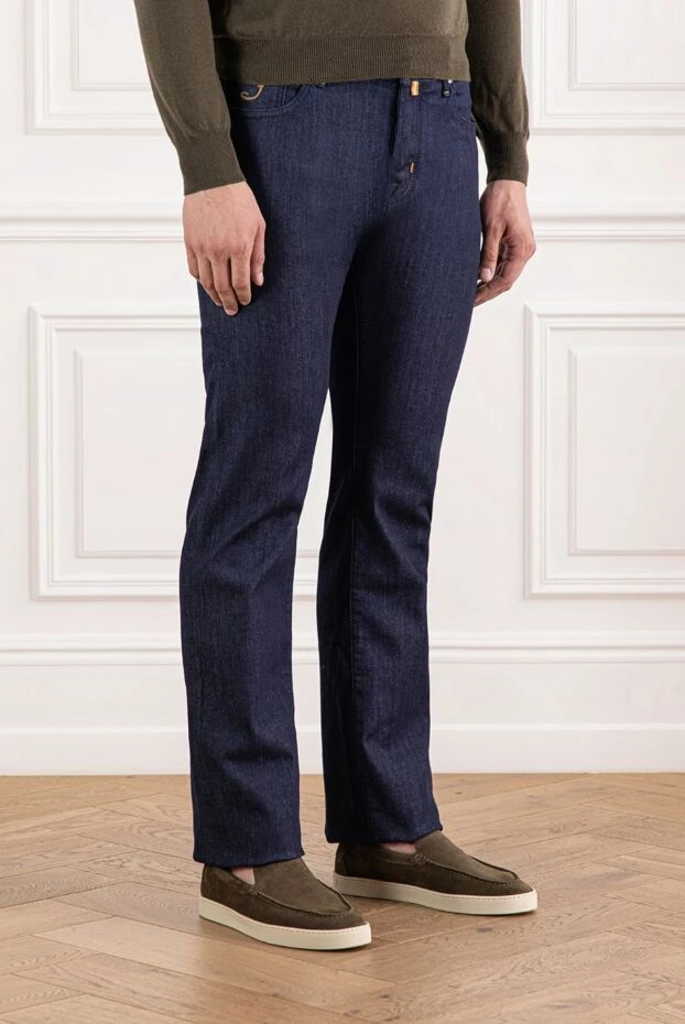 Jacob Cohen джинсы мужские из эластичного хлопка с удобной посадкой и долговечностью 190191 - фото 3