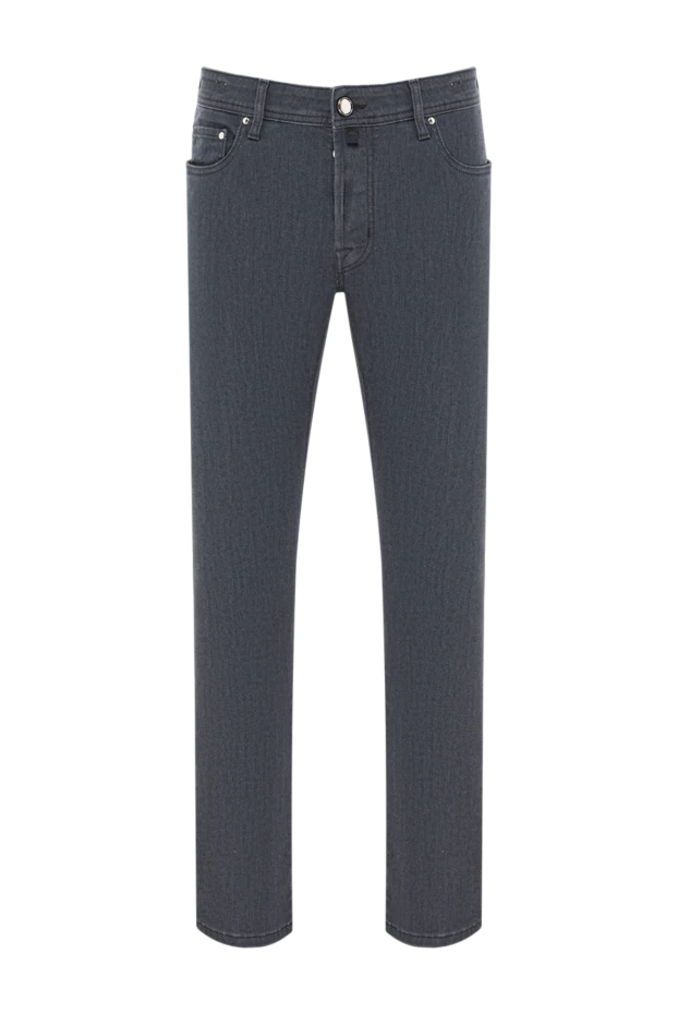 Men's cotton jeans gray for casual style - photo 1