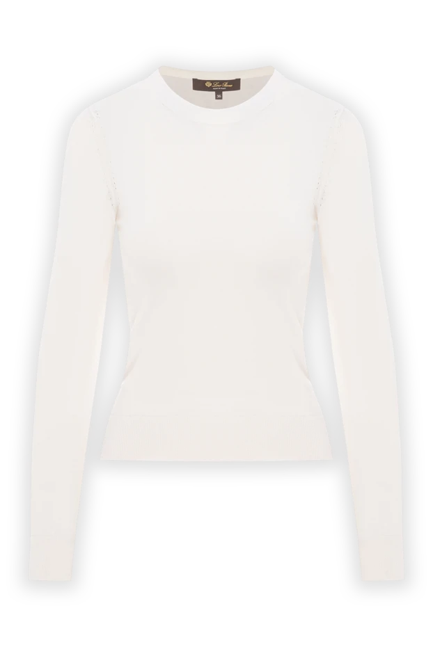 Ақ Piuma мойынға арналған секіргіш ең жақсы және жұмсақ кашемирден жасалған - фото 1