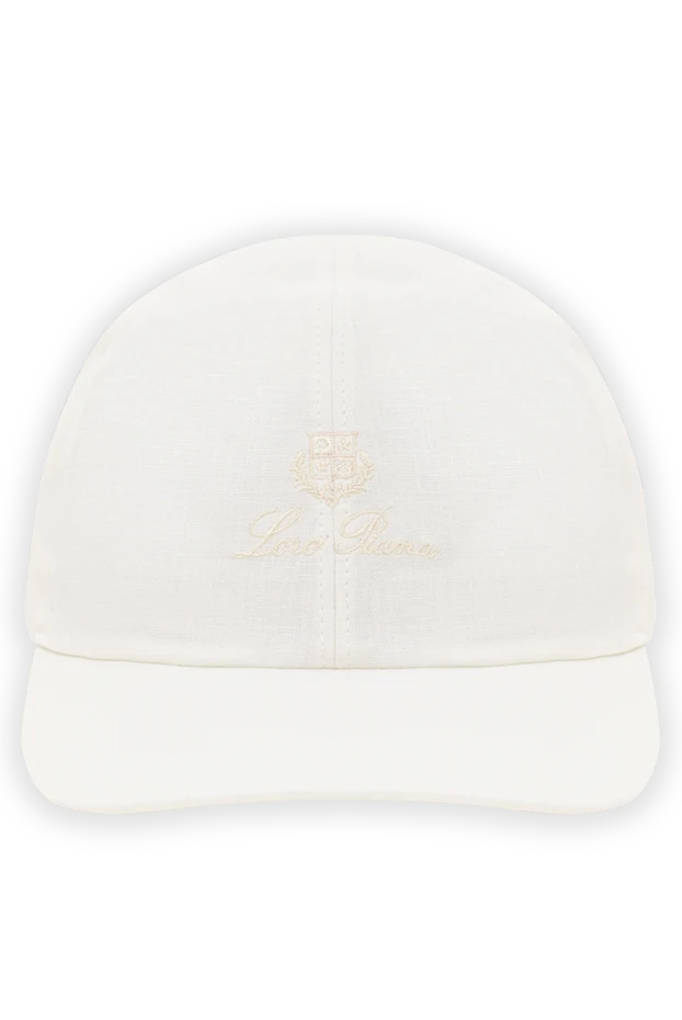 Ерлерге арналған зығыр ақ бейсбол қалпақшасы - фото 1