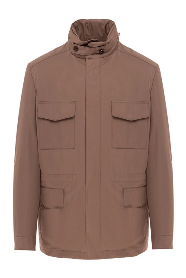 Алынбалы жібек пен кашемир джерси астары бар саяхатшыларға арналған пиджак - фото 1