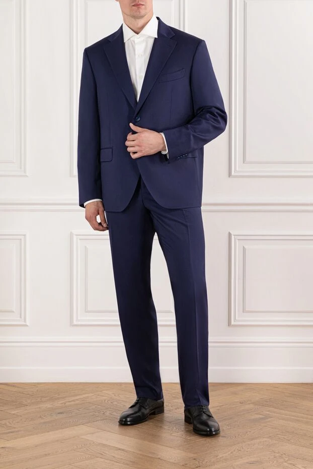 Sartoria Latorre мужской костюм синего цвета с пиджаком на два пуговицы
190241 - фото 2