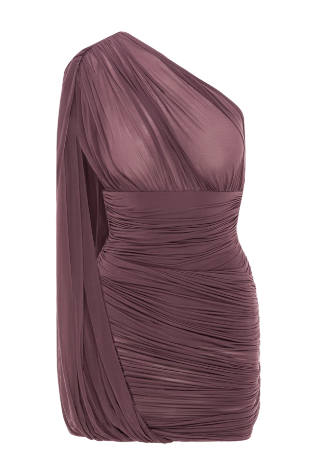 Sheer low-waist midi dress in burgundy
- photo 1