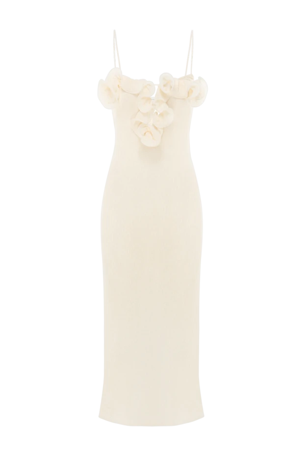 Кремді жағажайға арналған жеңсіз көйлек - фото 1