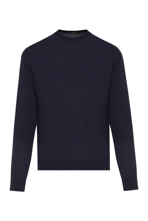 A jumper made of fine wool in a rich dark blue colour - photo 1