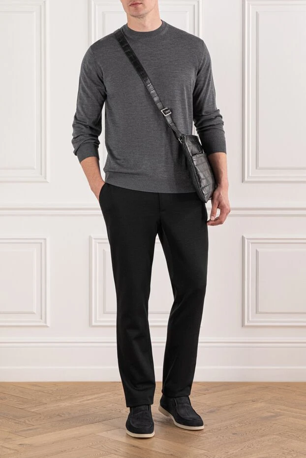 Сұр реңктегі биязы жүннен жасалған секіргіш - фото 2