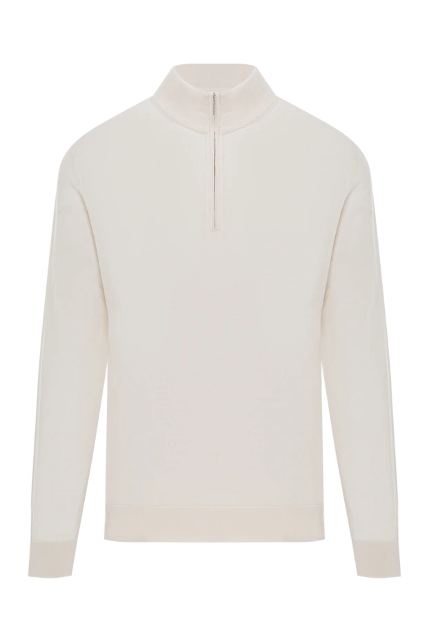 Men's light wool troyer with a high collar - photo 1