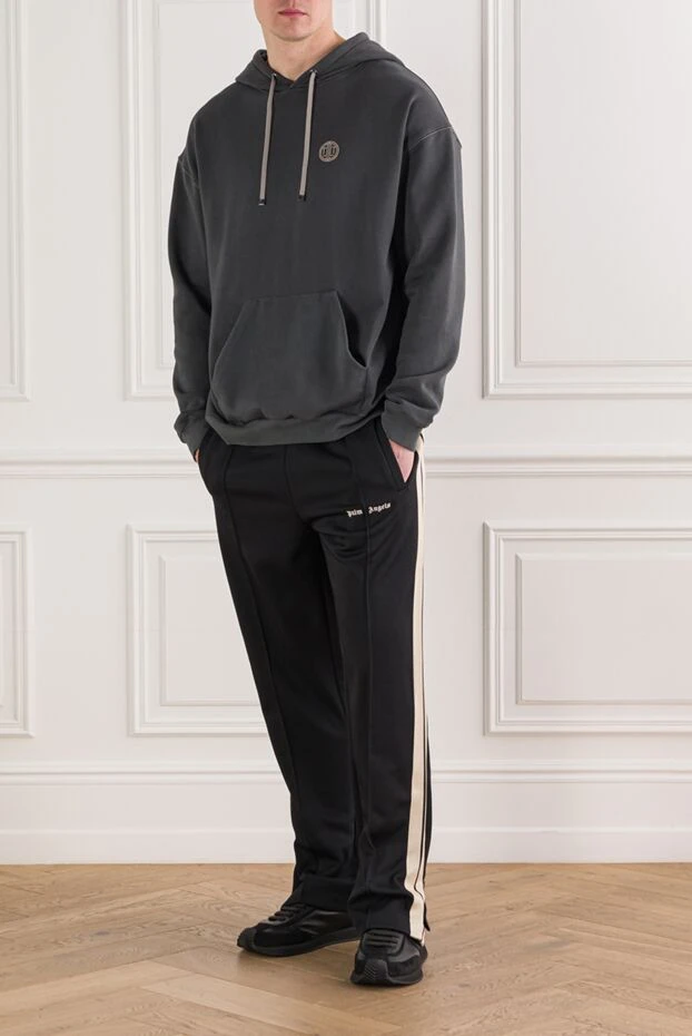 Palm Angels classic track pants with logo and side stripes 190482 - photo 2