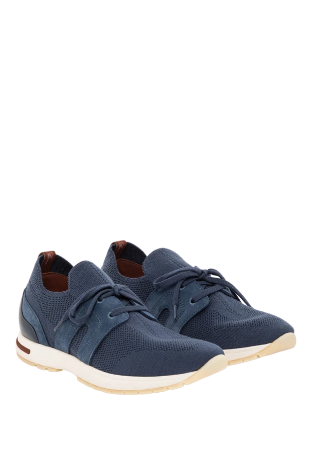 Loro Piana кроссовки 360 lp lady flexy walk женские синие 190487 - фото 3