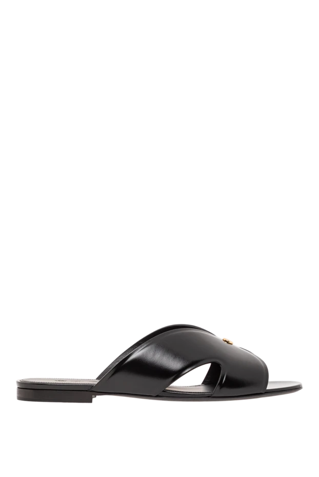 Vera тәпішкелері жалпақ қара сәнді сандалдар - фото 1