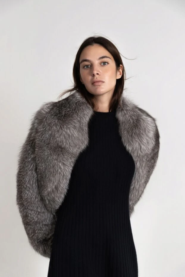 Loro Piana платье coste из кашемира синее
190498 - фото 2