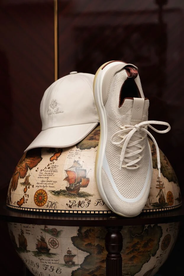 Loro Piana sneakers 410 lp beige wool jersey on ultra-light sole 190503 - photo 3