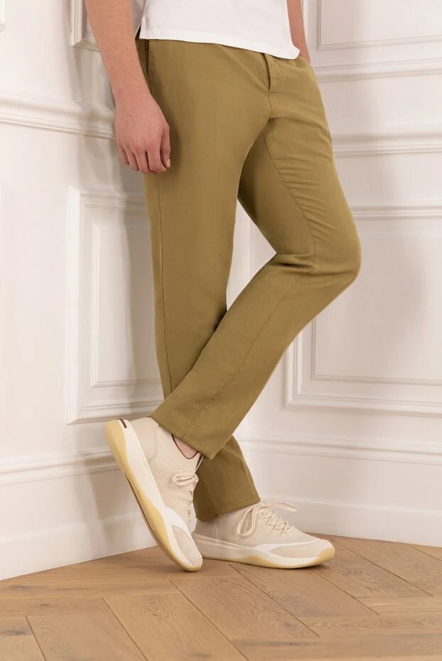 Loro Piana sneakers 410 lp beige wool jersey on ultra-light sole 190503 - photo 3