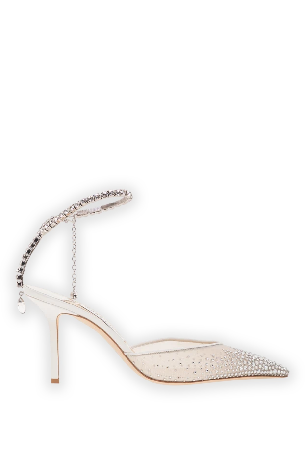 Saeda85-тің кристалды әшекейленген торлы сандалдары - фото 1
