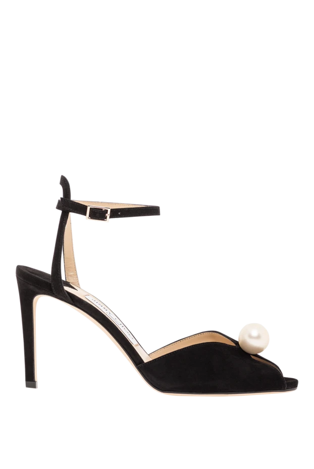 Інжу шары бар Sacora қара винтажды күдері сандалдар - фото 1