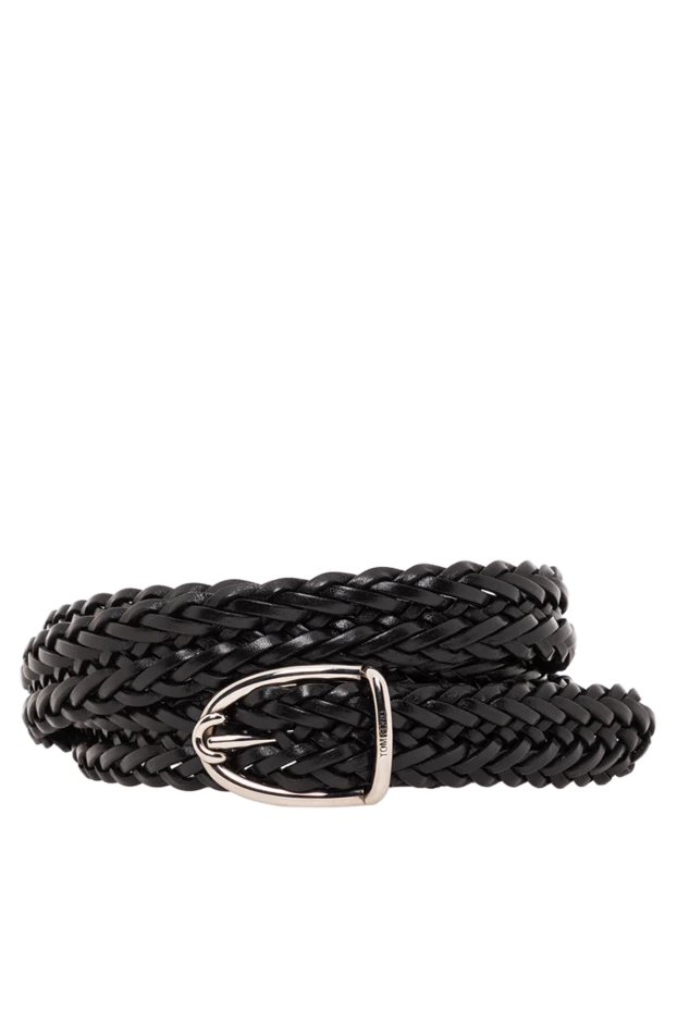 Универсальный плетеный ремень из кожи для современной одежды - фото 1