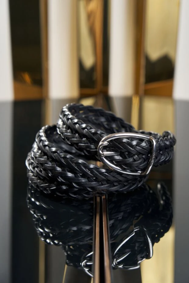 Tom Ford универсальный плетеный ремень из кожи для современной одежды 190561 - фото 2