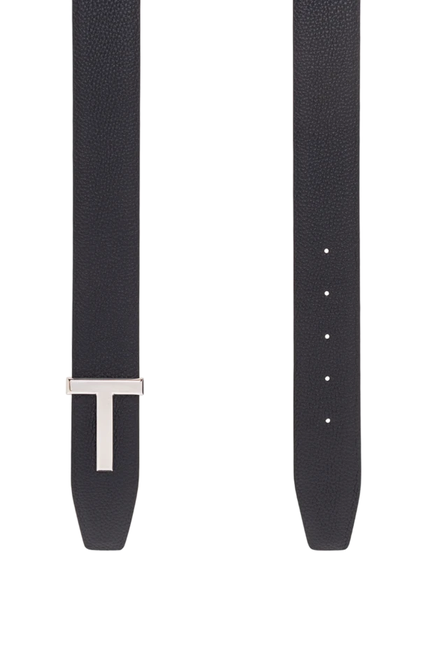 Tom Ford черный ремень из зернистой кожи с т-образной пряжкой
 190562 - фото 3