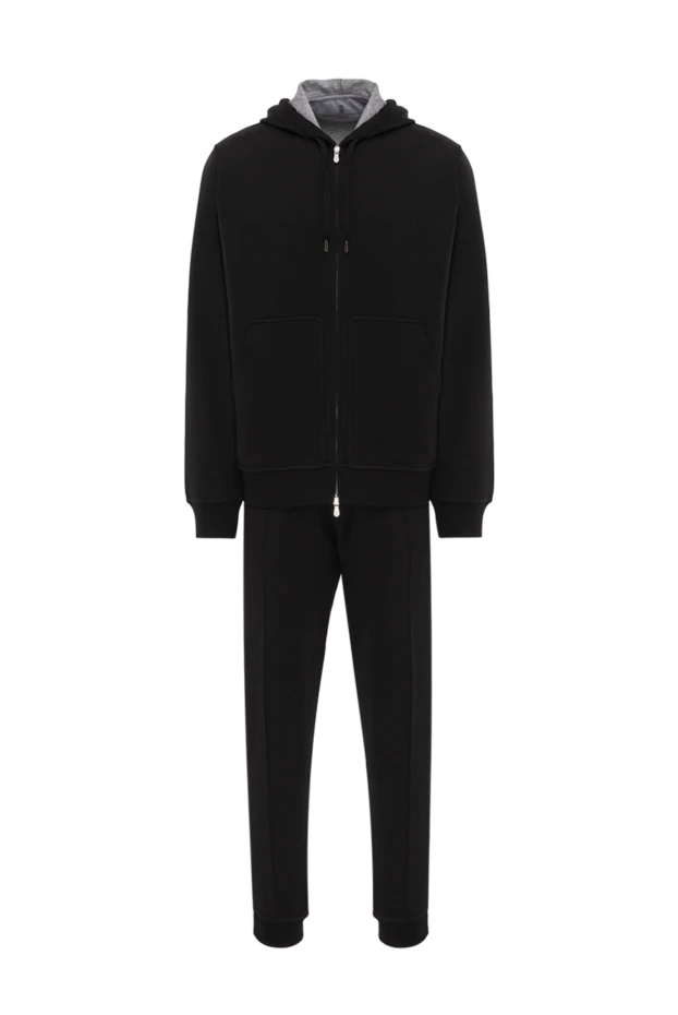 Капюшоны бар қара қалалық спорттық костюм
- фото 1