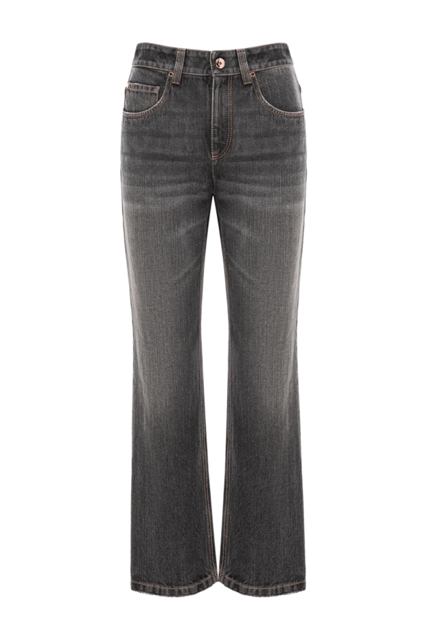 Джинсы Retro с пятью карманами из денима с цепочкой Мониль
- фото 1