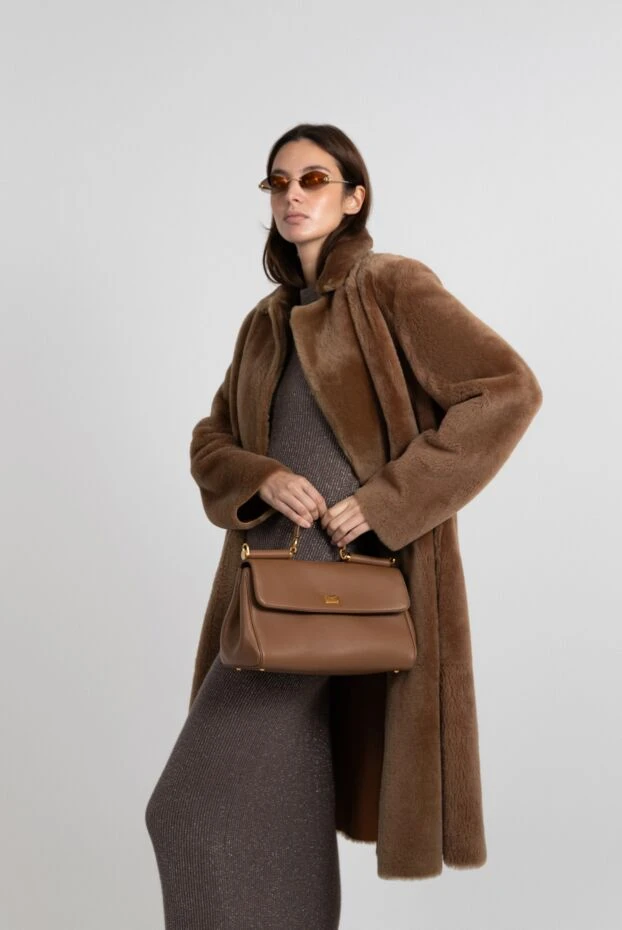 Менің Сицилия әйелдеріне арналған орташа бұзау терісінен жасалған плонге сөмкесі - фото 2