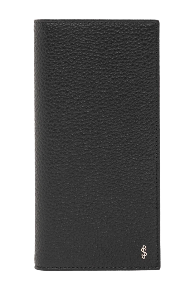 Кошелек из итальянской тисненой телячьей кожи синий мужской
- фото 1