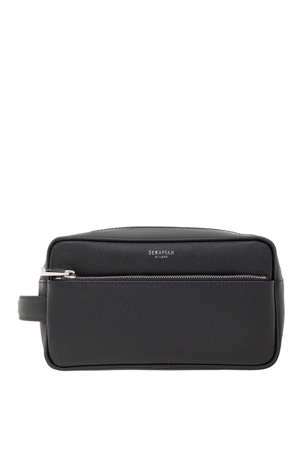 Несессер из канваса с покрытием Black Stepan и кожи Eclipse Black Gange серый - фото 1