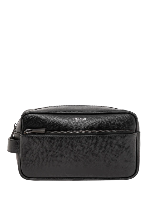 Несессер из черной кожи Evoluzione с несколькими отделениями на молнии
- фото 1