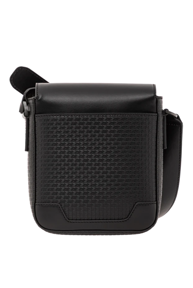 Serapian маленькая сумка-мессенджер с клапаном из ткани stepan синего цвета 190660 - фото 3