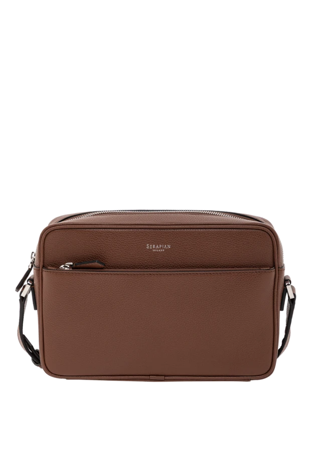 Сахарадағы Cachemire Былғары Қоңырдағы Шығыс Батыс ықшам хабаршы сөмкесі - фото 1