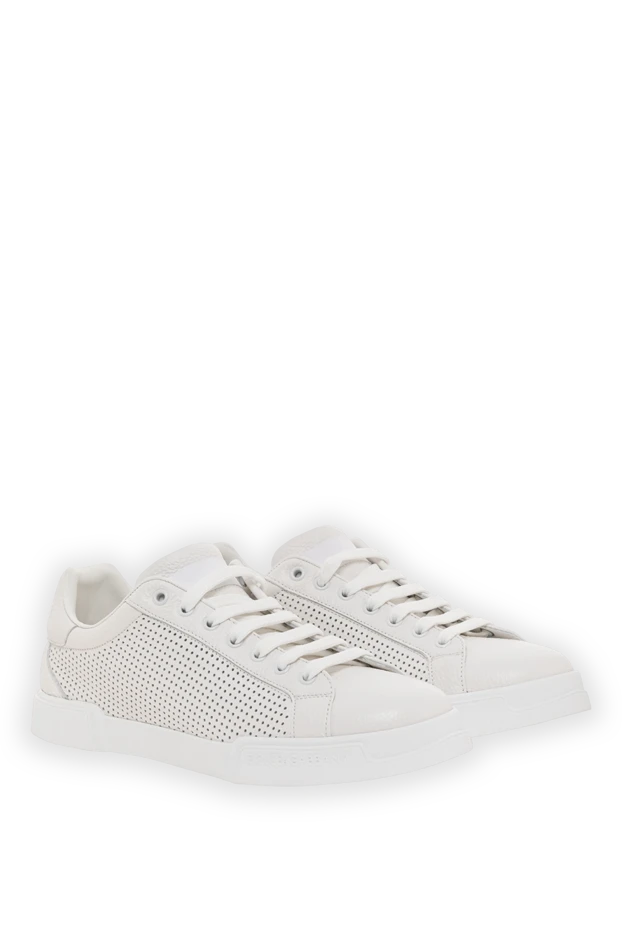 Dolce & Gabbana сникеры portofino light strobel из телячьей кожи белые мужские


 190668 - фото 3
