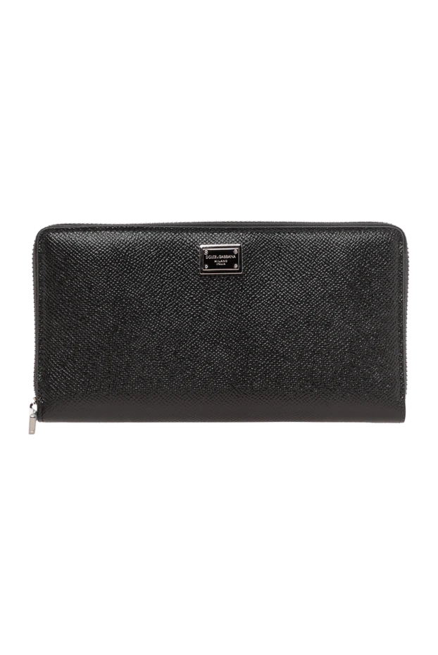 Dolce & Gabbana calfskin leather wallet with a branded plaque and all-around zip.
190669 - photo 1