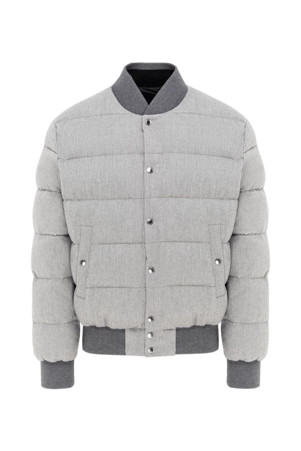 Двусторонняя утепленная куртка из хлопка на подкладке мужская серая
- фото 1