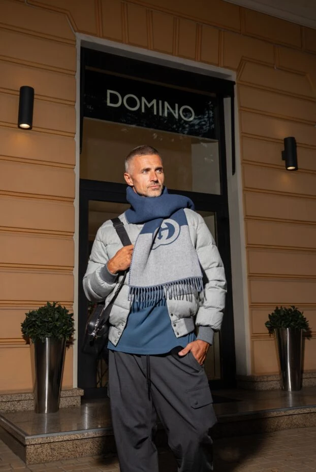 Dolce & Gabbana двусторонняя утепленная куртка из хлопка на подкладке мужская серая
 190678 - фото 3