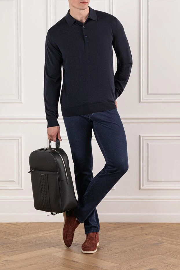 Scissor Scriptor dark blue jeans with a crocodile patch
190680 - photo 2