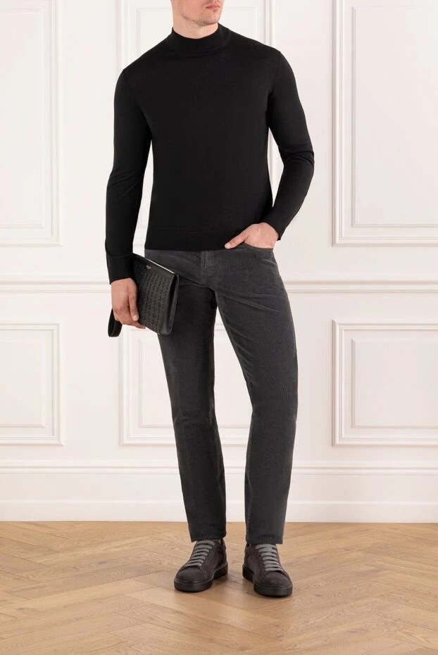 Scissor Scriptor қолтаңба логотипі бар қара-сұр түсті джинсы
190683 - фото 2